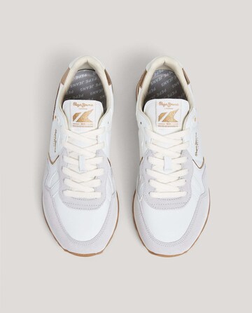 Sneaker bassa 'Brit Elite' di Pepe Jeans in bianco