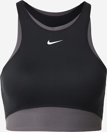 juoda NIKE Biustjė Sportinė liemenėlė: priekis