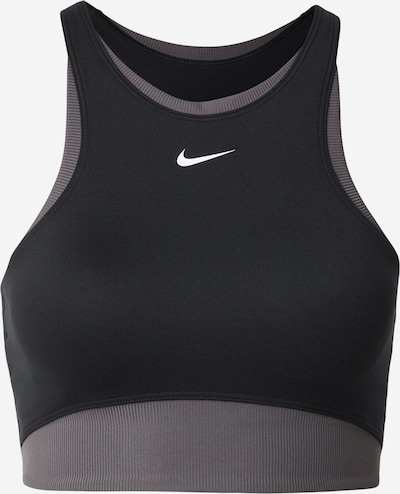 Sportinė liemenėlė iš NIKE, spalva – tamsiai pilka / juoda / balta, Prekių apžvalga