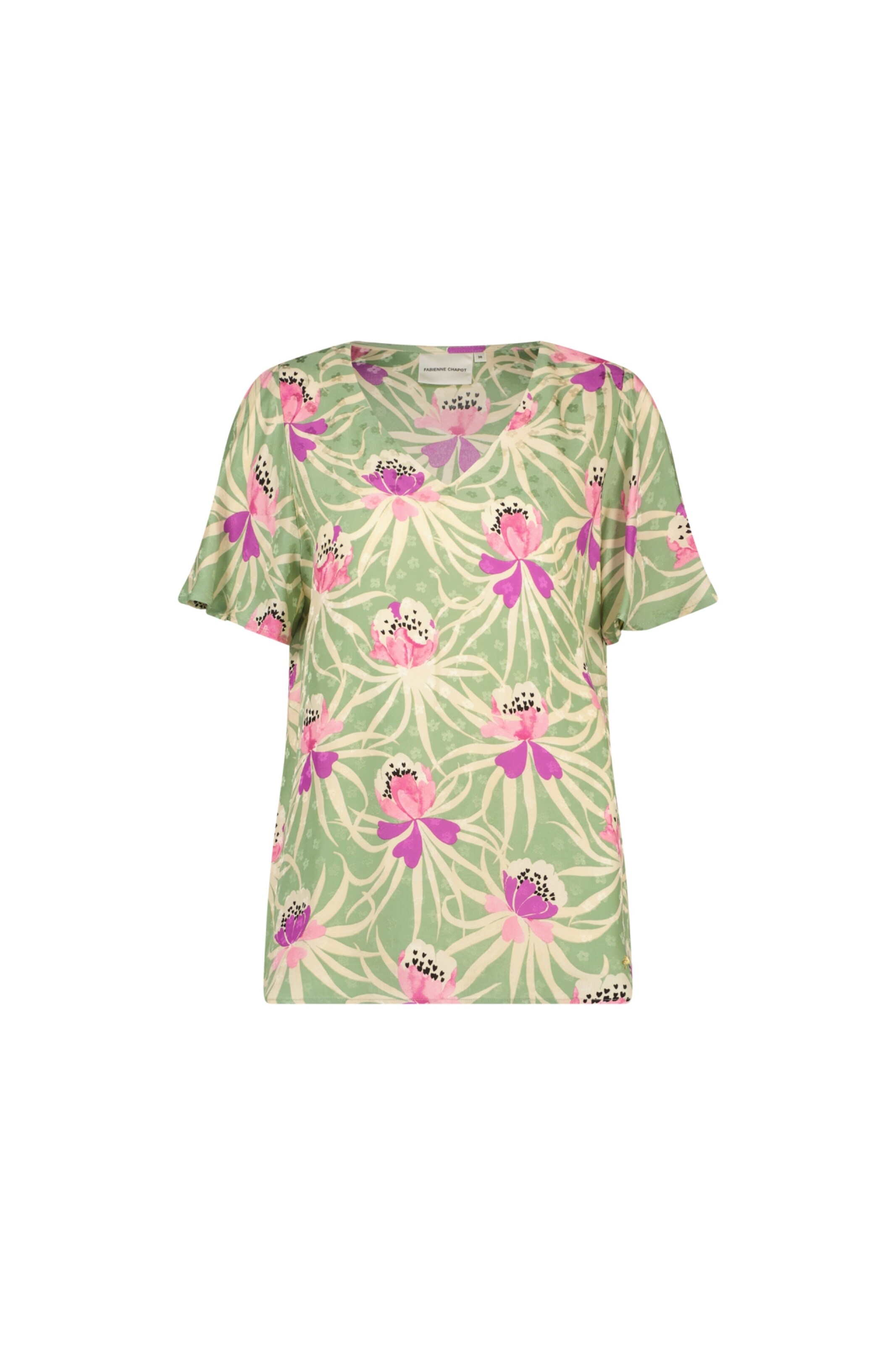 T-shirt 'Archana' Fabienne Chapot en vert : devant