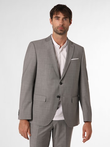 PIERRE CARDIN Regular Fit Sakko ' Grant ' in Grau: Vorderseite