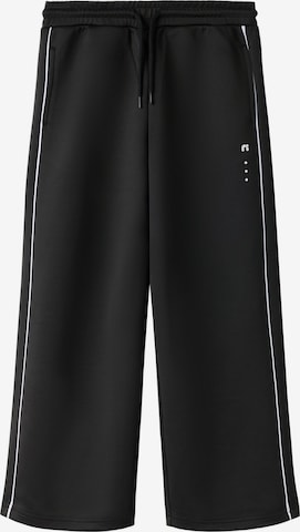 NAME IT - Pantalón en negro: frente