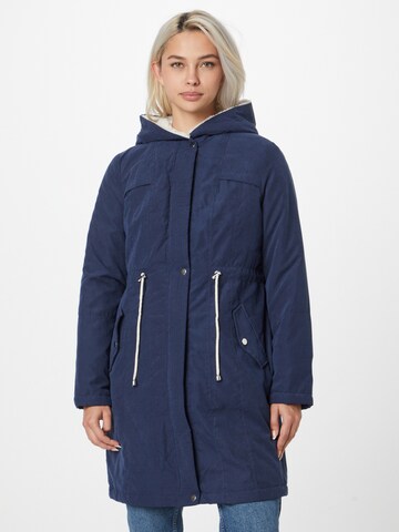 ABOUT YOU Between-seasons parka 'Catherine' in Blue: front