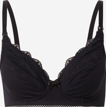 T-shirt Reggiseno 'PEARL' di Dorina in nero: frontale