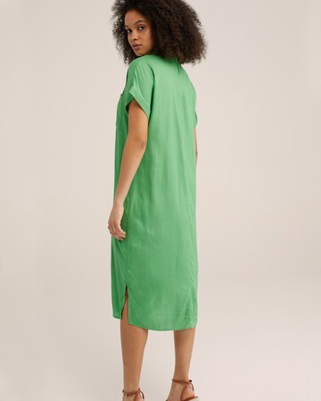 Rochie tip bluză de la WE Fashion pe verde