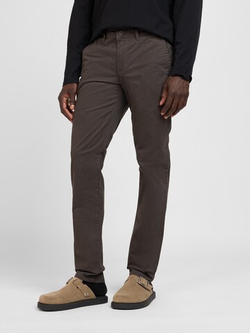 yazubi Slim fit Chino Pants 'Kyle' in Brown