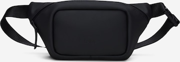 RAINS Fanny Pack in Black: front