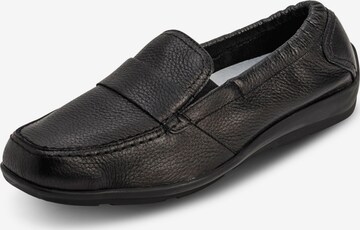 VITAFORM Moccasins in Black: front