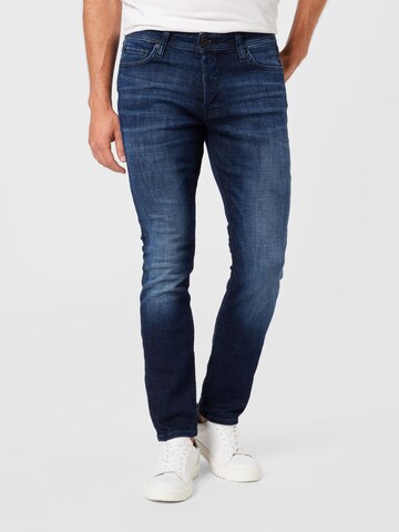 JACK & JONES Slimfit Jeansy 'JJITIM JJORIGINAL GE 358 50SPS' w kolorze niebieski: przód