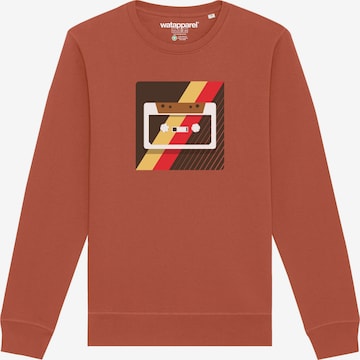 Sweat-shirt 'Kassette' Watapparel en marron : devant