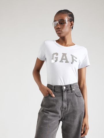 T-shirt GAP en gris : devant