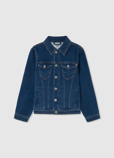 Pepe Jeans Veste mi-saison 'Legendary' en bleu denim, Vue avec produit