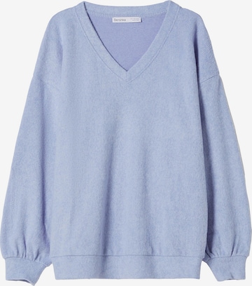 Pullover di Bershka in blu: frontale