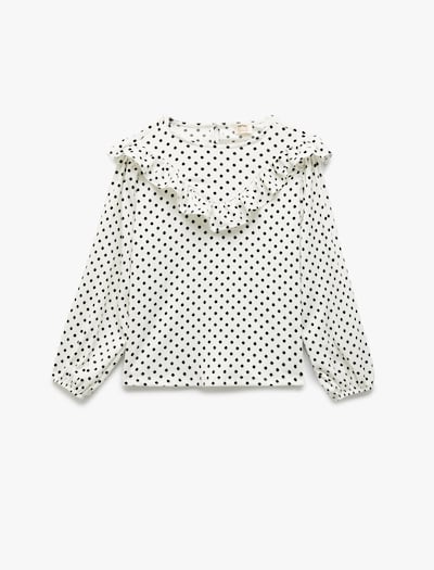 Koton Blouse in de kleur Zwart / Wit, Productweergave