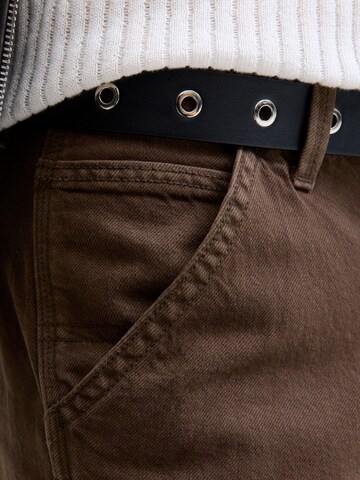 JACK & JONES Loose fit Jeans 'EDDIE' in Brown