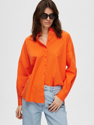 SELECTED FEMME Bluse i orange