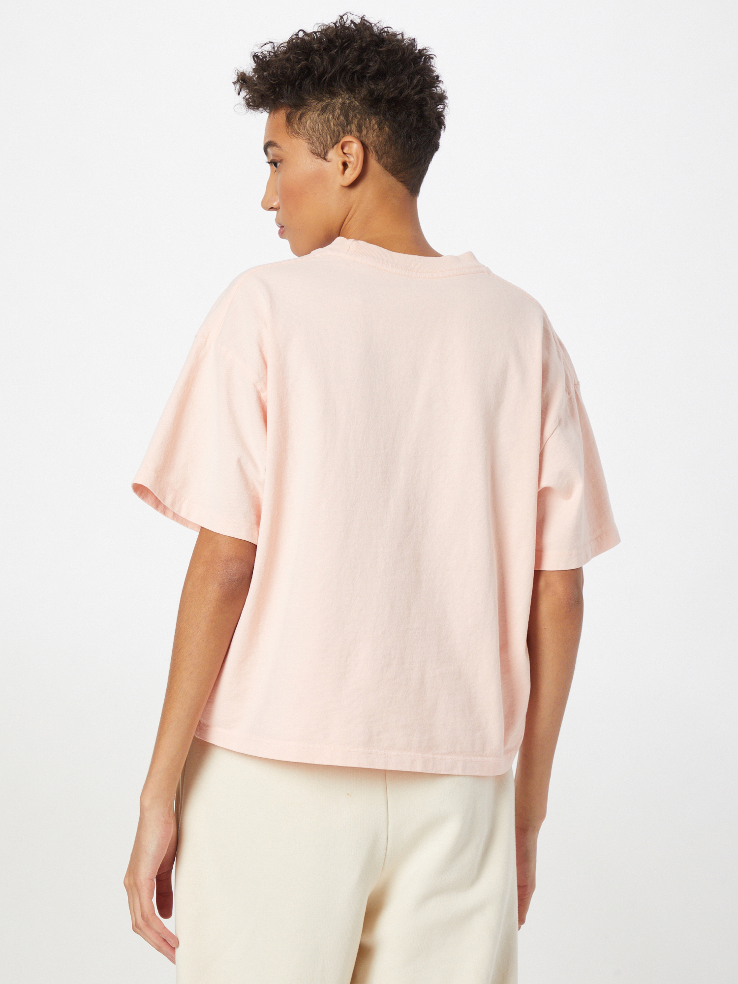 Obey T- Shirt in Rosa, Puder 