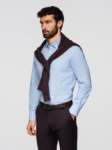 Ombre Regular fit Zakelijk overhemd in Blauw