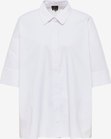 DreiMaster Klassik Blouse in White: front