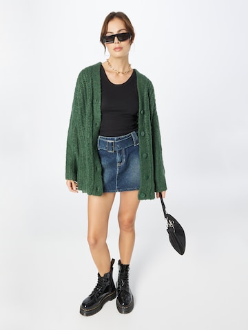 WEEKDAY Oversized vest 'Leyla' in Groen