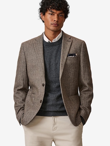 NextSlim Fit Sako - siva boja: prednji dio