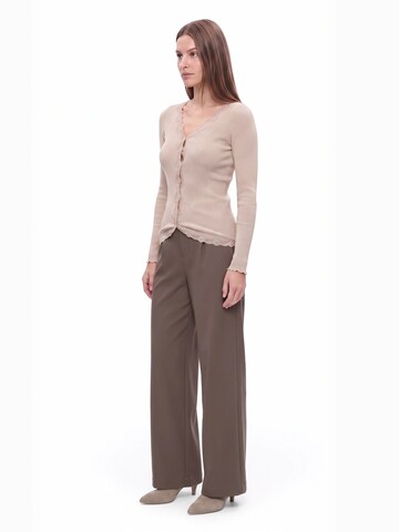 rosemunde Knit Cardigan in Brown