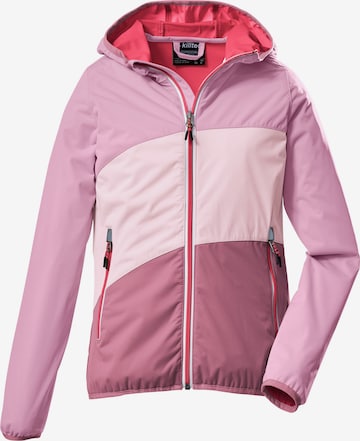 KILLTEC Outdoor jacket in Pink: front