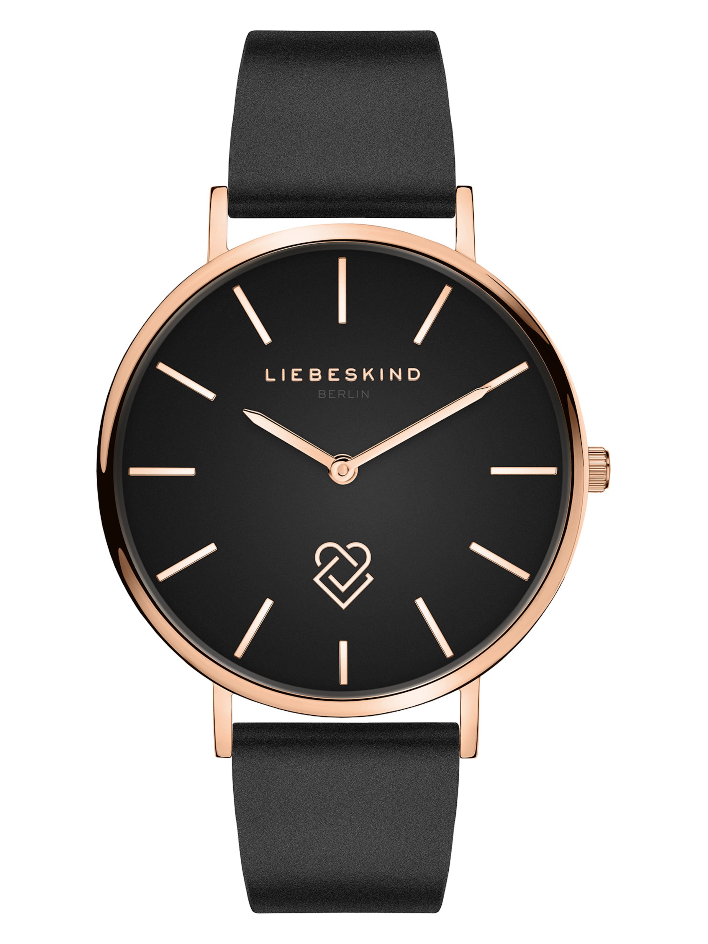 Liebeskind Berlin Analoog horloge in Zwart: voorkant