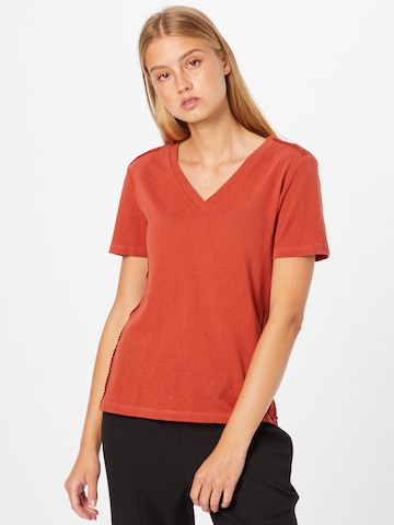 FREEMAN T. PORTER T-Shirt 'Tavie' in Rot: predná strana