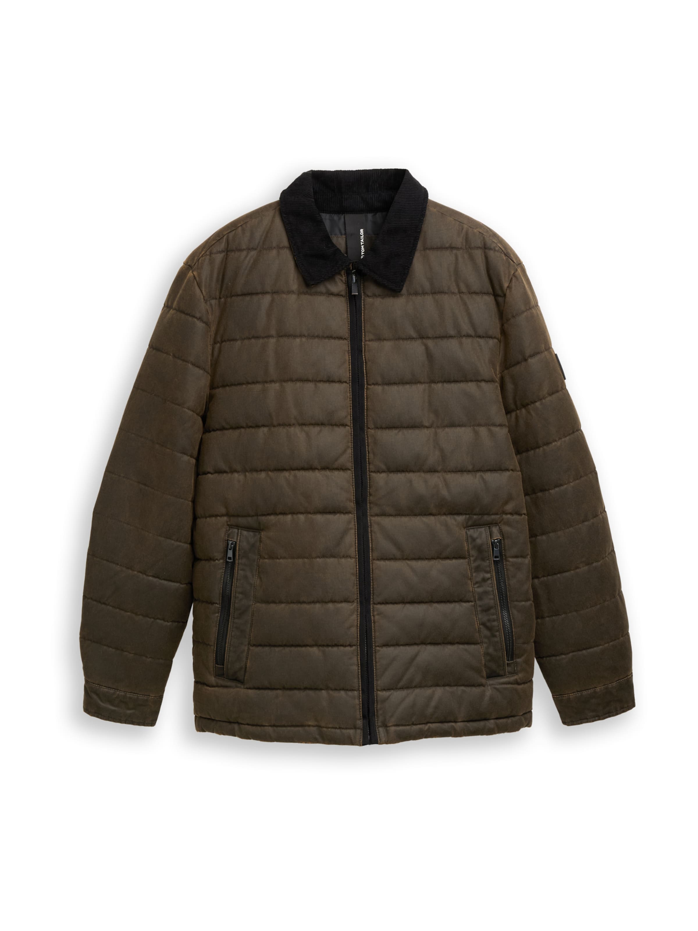 TOM TAILOR - Chaqueta de entretiempo en marrón: frente