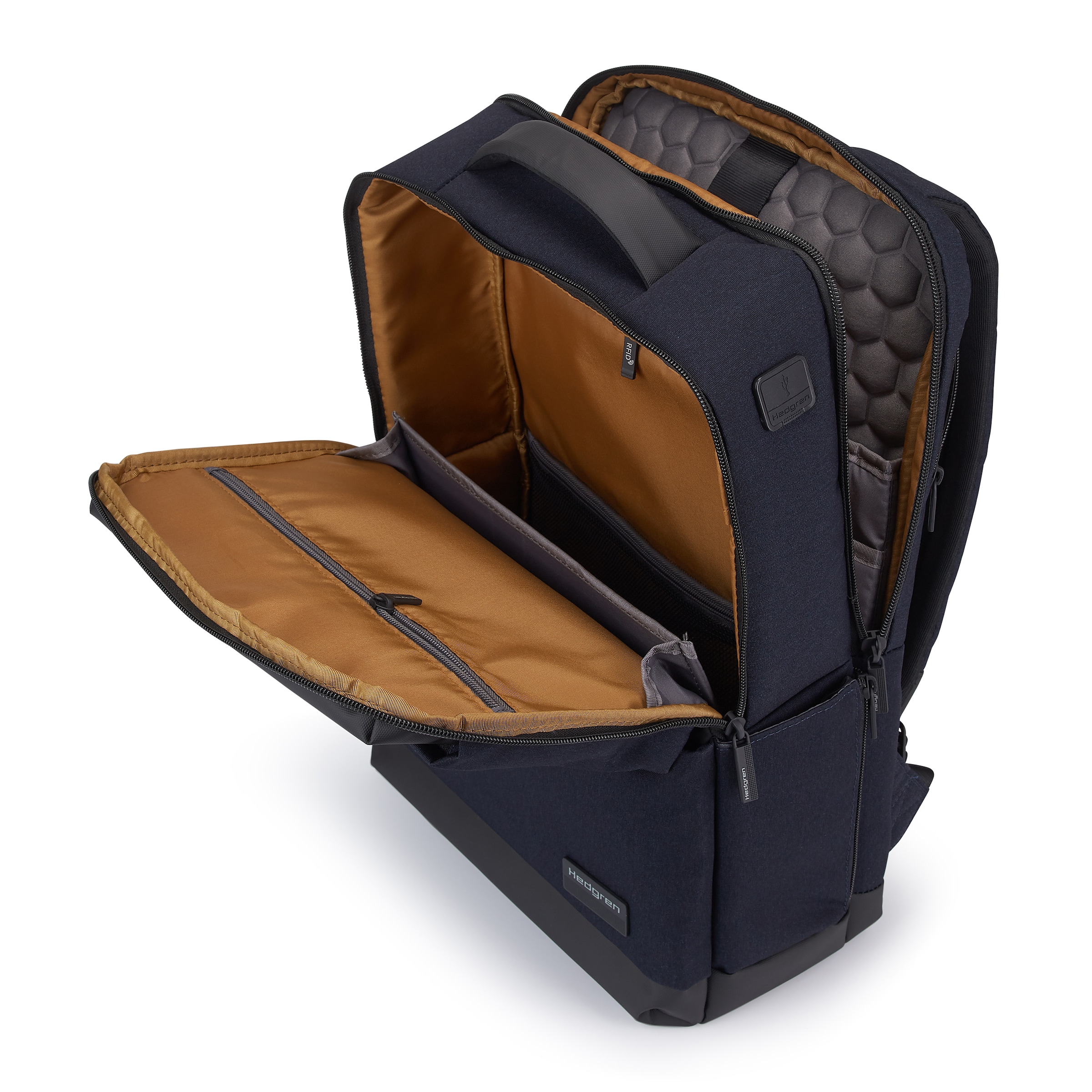 Hedgren Backpack 'Next Script' in Blue