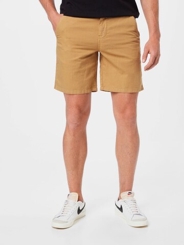 Superdry Regular Chino Pants 'Cali' in Brown: front