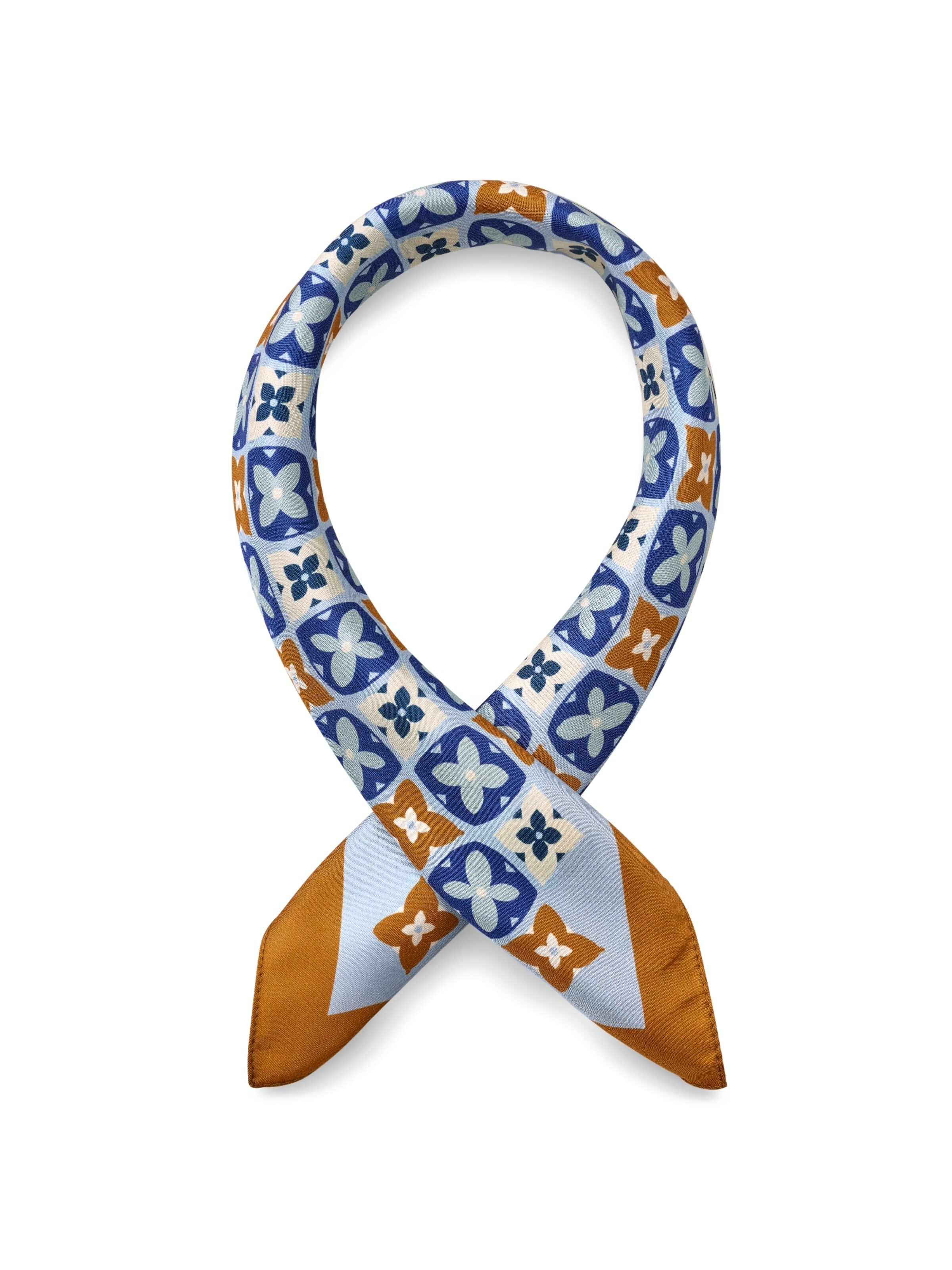 Fawler Scarf 'Virtuo' in Blue: front