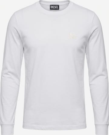 DIESEL Koszulka 'T-DIEGO-LONG-A-R-HD-NEW' w kolorze biały: przód