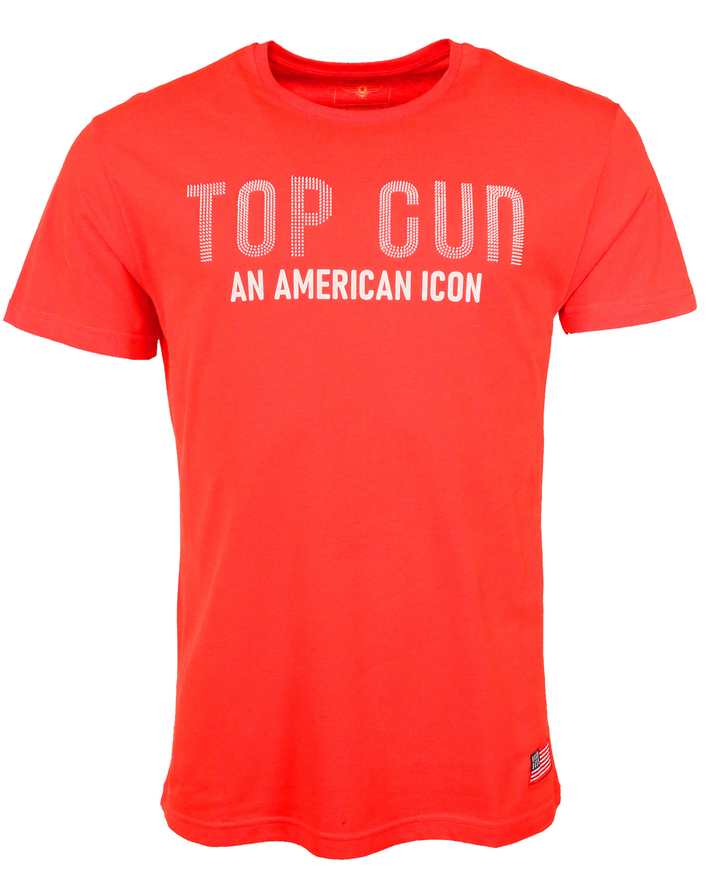 TOP GUN Shirt in Red: front