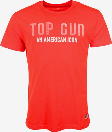TOP GUN Shirt in Rood: voorkant