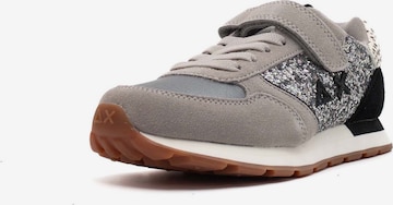 SUN68 Sneakers 'Kelly Big Glitter' in Silver: front