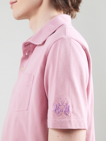 Tricou de la La Martina pe roz