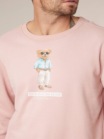 Sweat-shirt ' SLEEKBEAR ' Deeluxe en rose