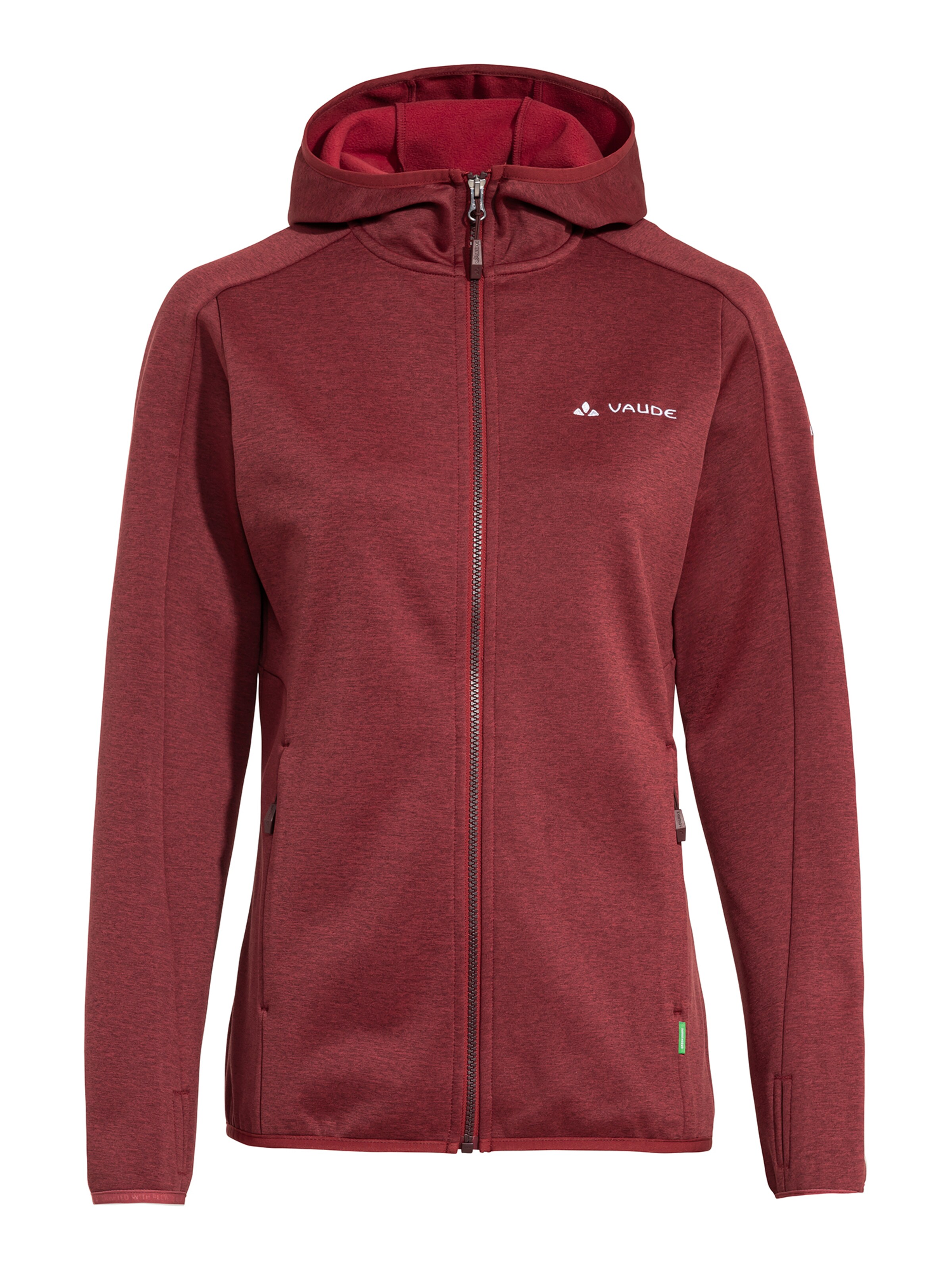 VAUDE Funktionsfleecejacke ' Valsorda ' in Rot: Vorderseite