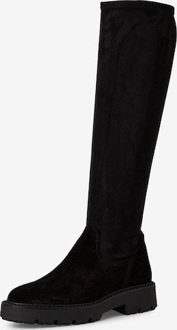 Overknee di Tamaris in nero: frontale