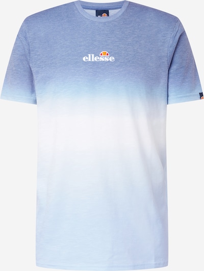 ELLESSE Shirt 'Prala' in de kleur Smoky blue / Lichtblauw / Sinaasappel / Wit, Productweergave