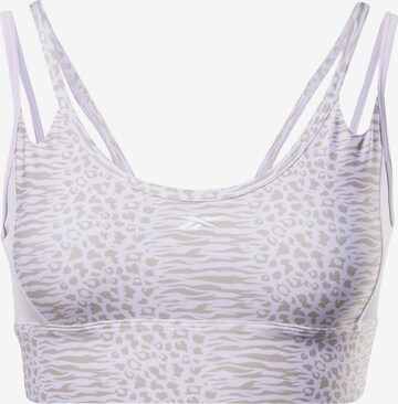 Soutien-gorge de sport Reebok en violet : devant