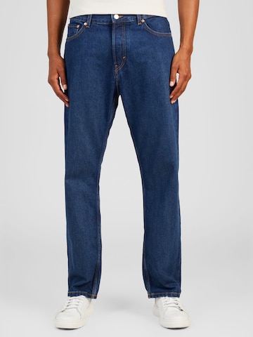 WEEKDAY Loosefit Jeans 'Space Seven' in Blauw: voorkant