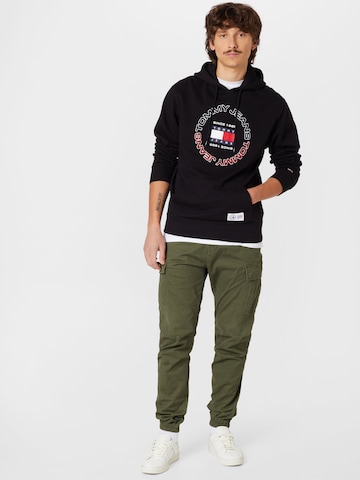 Tommy Jeans Sweatshirt i svart