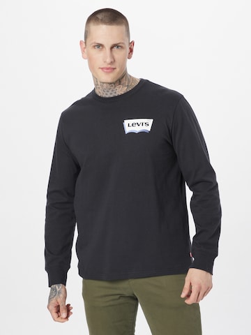 LEVI'S ® Shirt 'Relaxed Long Sleeve Graphic Tee' in Black: front