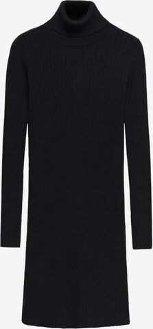 MANGO Knitted dress 'Goletin' in Black: front