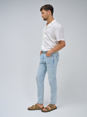 Coupe slim Jean Salsa Jeans en bleu