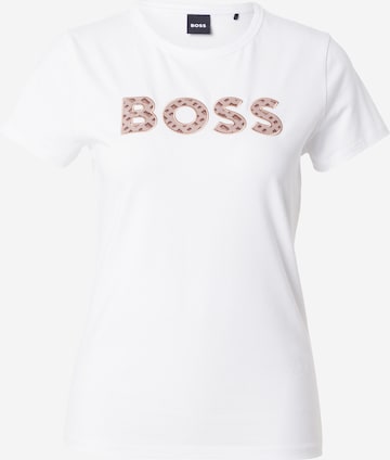 BOSS Black T-Shirt 'Eventsa4' in Weiß: predná strana