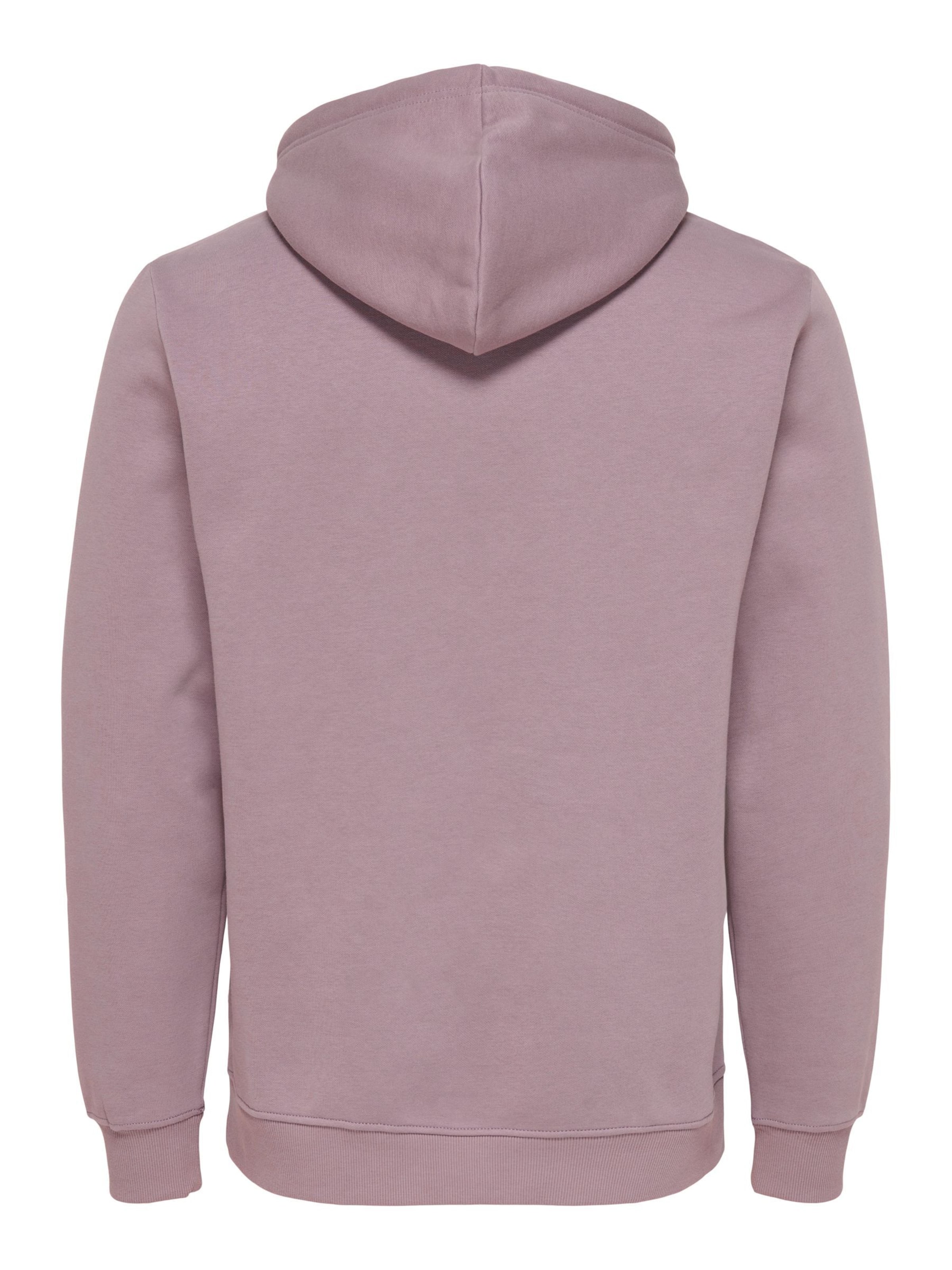 Only & Sons Sweatshirt 'ONSConnor' in Lila